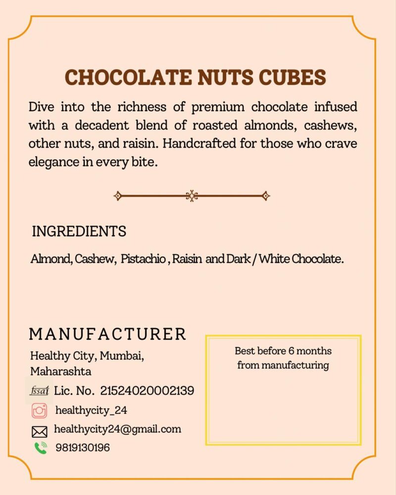 Chocolate Nuts Cubes - Image 3