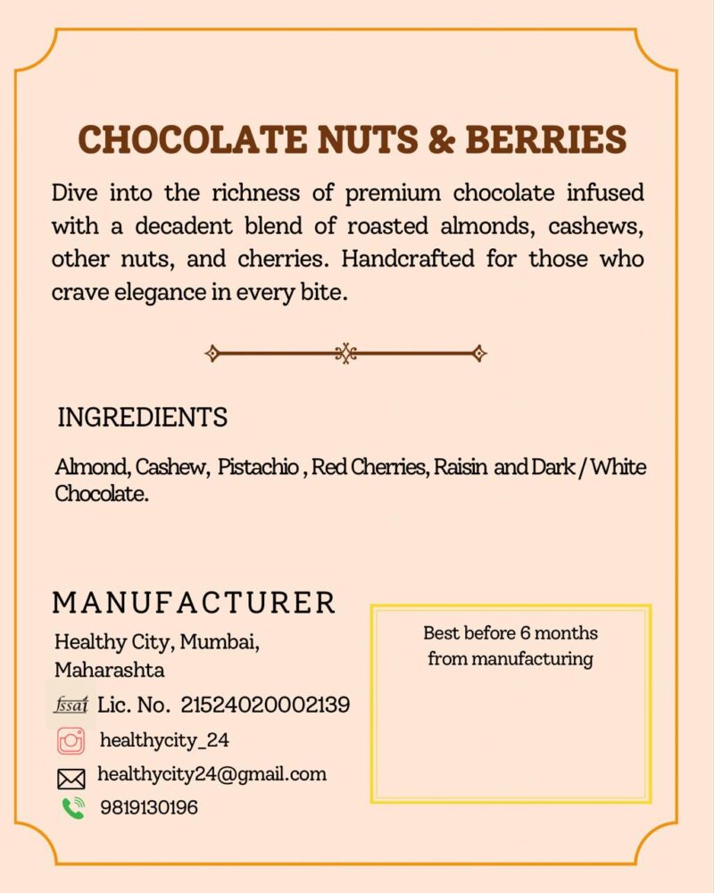 Chocolate Nuts and Berries - Image 2