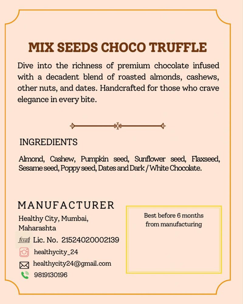 Mix Seeds Choco Truffle - Image 5