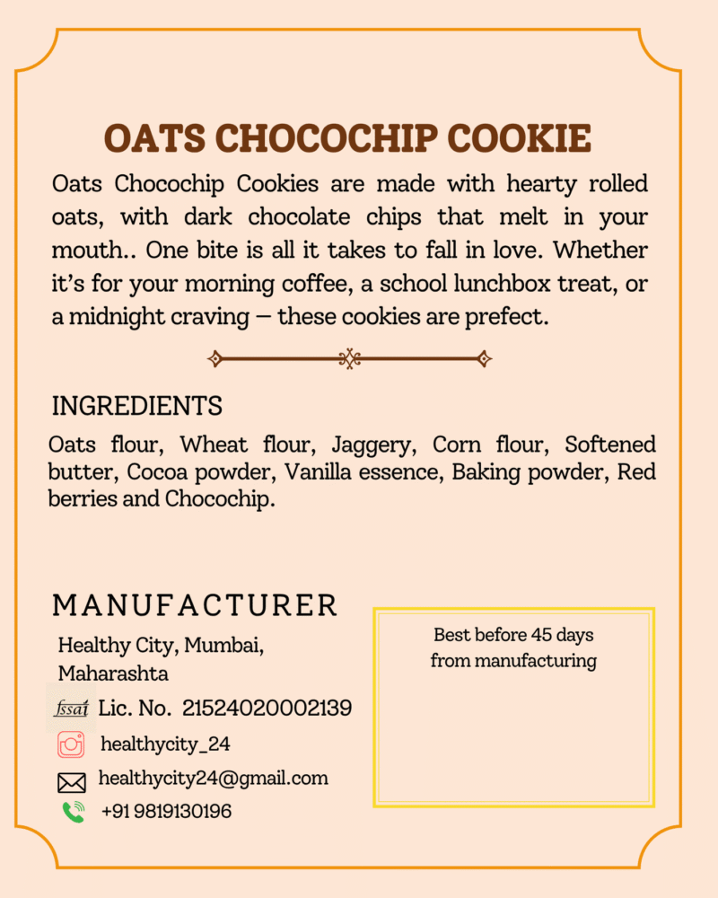Oats Chocochips Cookies - Image 4
