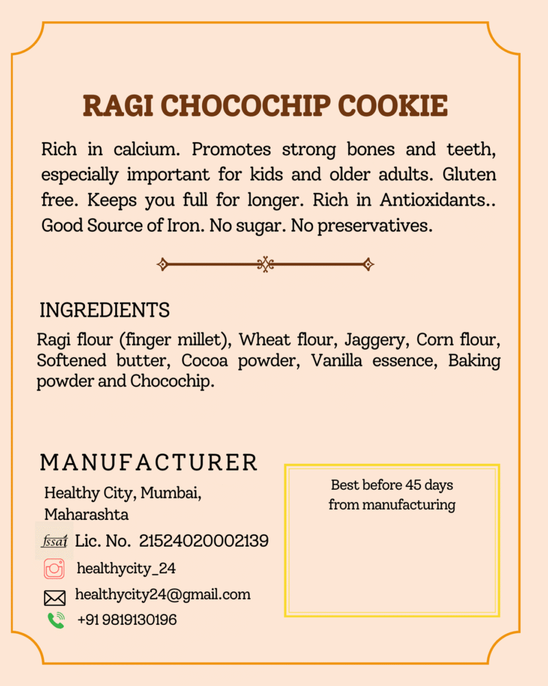 Ragi Chocochips Cookies - Image 4